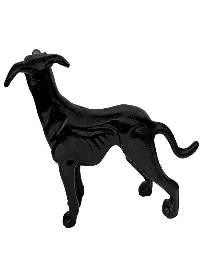 ITOS365 Metal Black Dog Statue and Figurine Animal Showpiece for Home Decoration Decorative Items - Image 3